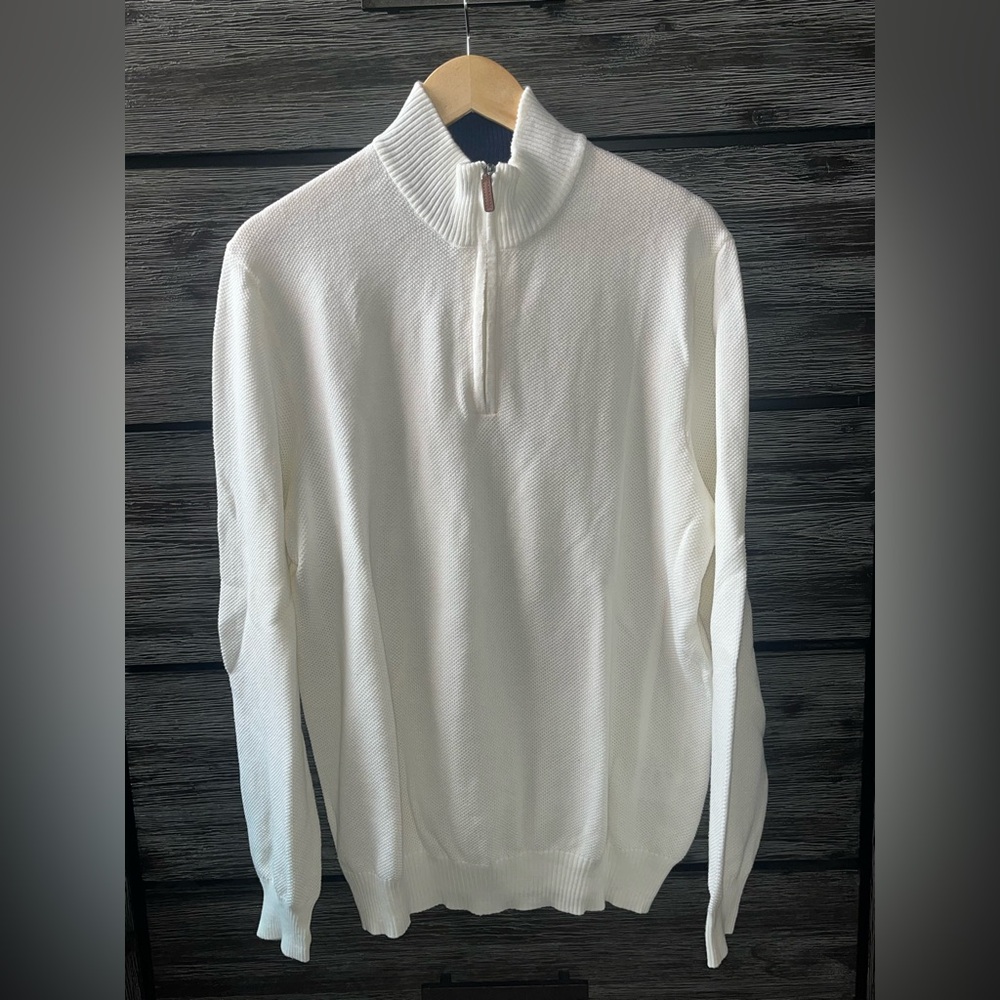‼️ Club Room 1/4 Zip Cotton Sweater - Size XL